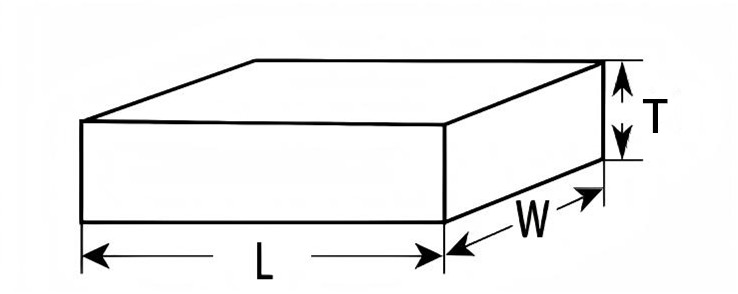 Tungsten carbide EDM blocks sizes
