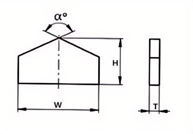 Wolframkarbidspitzen Größen
