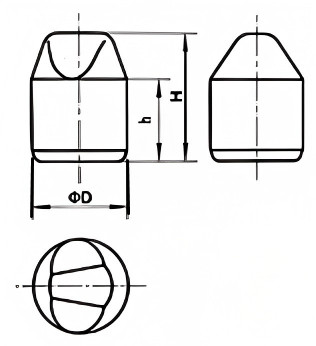 超硬インサートのサイズ
