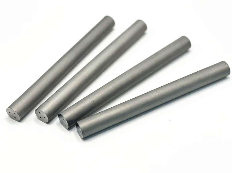 tungsten carbide rods with coolant holes