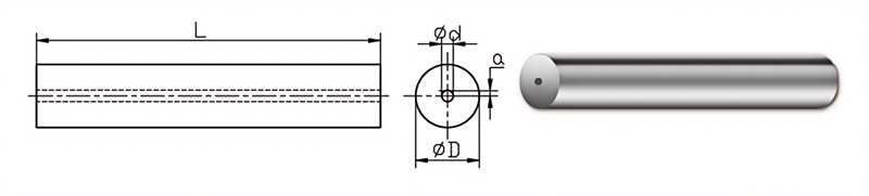 carbide rods with coolant holes drawing