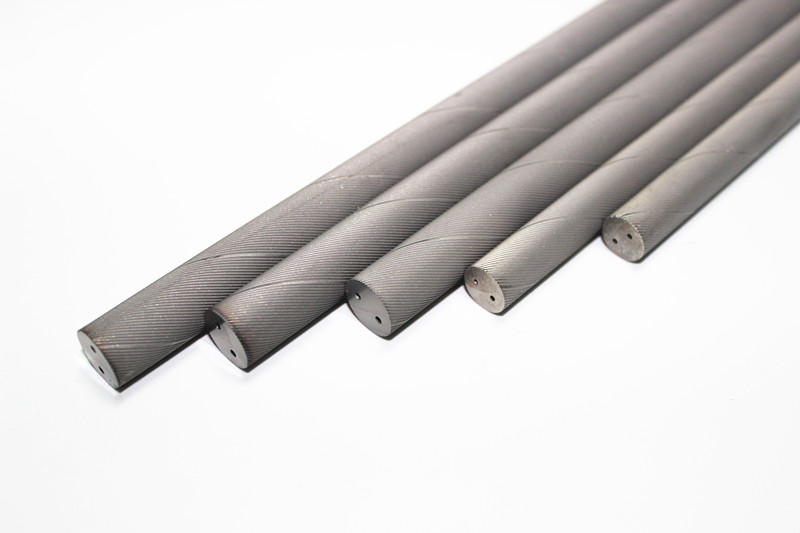 tungsten carbide rods with coolant holes