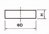 Hersteller von hochwertigen Wolframkarbidsubstraten für PDC-Schneidwerkzeuge 6 Hartmetallsubstrat Zeichnung