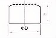 Hersteller von hochwertigen Hartmetallsubstraten für PDC-Meißel 5 Hartmetall-Substratzeichnung